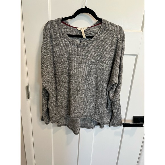 Matilda Jane Clothing | Womens Gray‎ Batwing Crewneck | Size Large - Picture 5 of 8